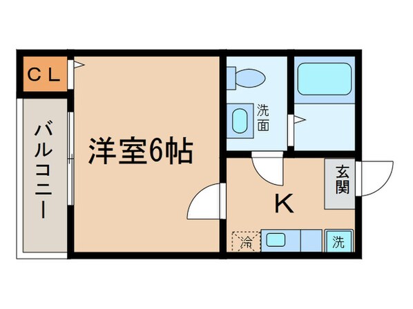 コンパ－トハウス高畑の物件間取画像